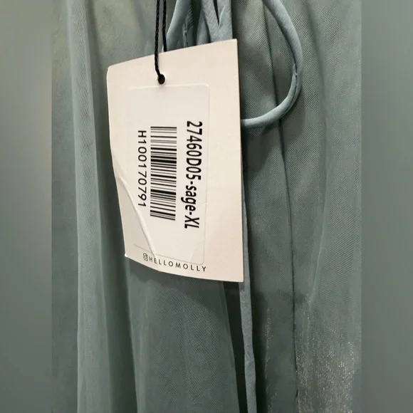 NWT - Hello Molly Tulle Gown in Sage - Picture 9 of 16